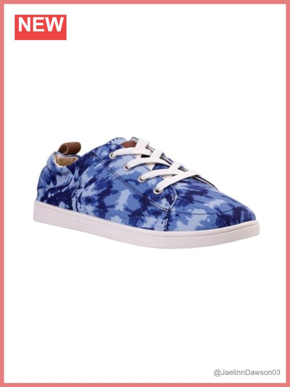 Spenco Women's Santa Clara Tie Dye Canvas Orthotic Sneaker